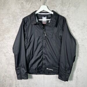 Sunice Weather Jacket Womens Black Lightweight Golf Windbreaker Full Zip M